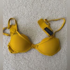 Pepper Mustard Yellow Underwire Bra